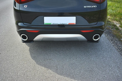 Splittery zadní Alfa Romeo Stelvio 16- černý lesklý plast