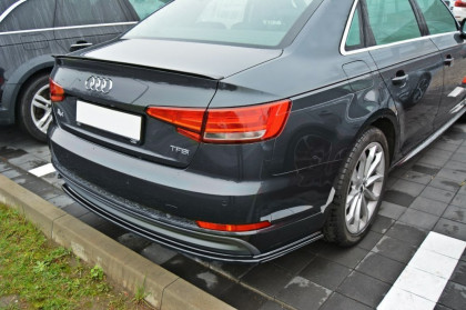 Splittery zadní Audi A4 B9 S-Line 2015- černý lesklý plast