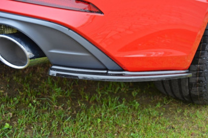 Splittery zadní Audi A5 F5 S-Line 16- carbon look