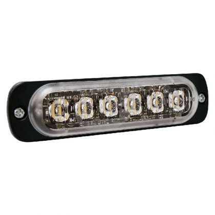 Poziční výstražné světlo, 6 LED, R65, oranžové ST6-A