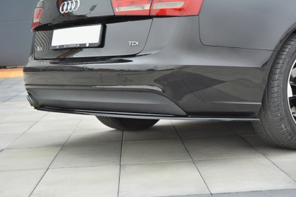 Splittery zadní, boční Audi A6 C7 Avant 11-14 černý lesklý plast