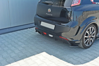 Splittery zadní boční Fiat Punto Evo Abarth černý lesklý plast