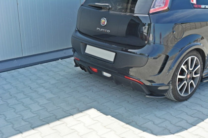 Splittery zadní boční Fiat Punto Evo Abarth carbon look