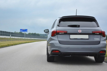 Splittery zadní, boční Fiat Tipo S-Design černý lesklý plast