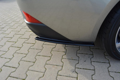 Splittery zadní, boční Lexus IS Mk3 Facelift T černý lesklý plast