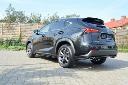 Splittery zadní, boční Lexus NX Mk1 T 14-17 carbon look