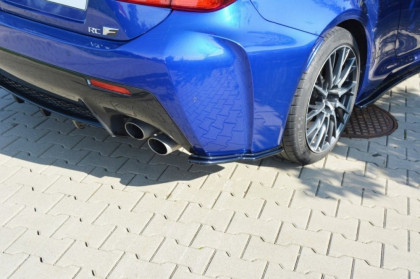 Splittery zadní boční Lexus RC F 2014- černý lesklý plast