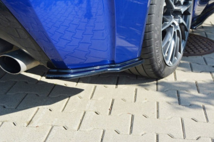 Splittery zadní boční Lexus RC F 2014- černý lesklý plast