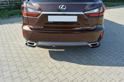 Splittery zadní,boční Lexus RX Mk4 T černý lesklý plast