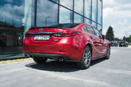 Splittery zadní, boční Mazda 6 GJ (Mk3) Facelift 14-17 černý lesklý plast