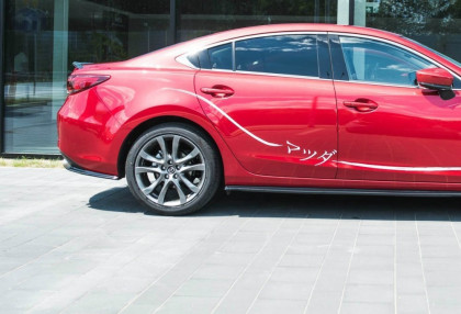 Splittery zadní, boční Mazda 6 GJ (Mk3) Facelift 14-17 černý lesklý plast