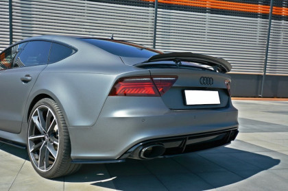 Spoiler Maxton Audi RS7 Facelift carbon look