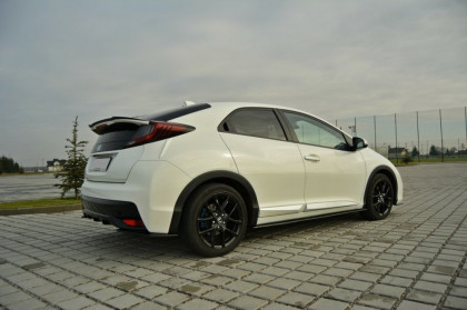 Spoiler Maxton Honda Civic Mk9 Facelift černý lesklý plast