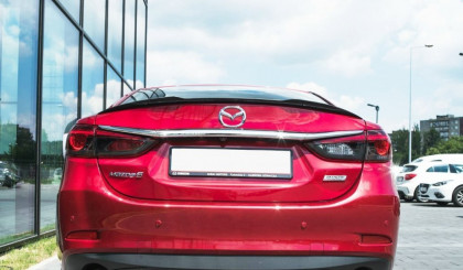 Spoiler Maxton Mazda 6 GJ (Mk3) Facelift černý lesklý plast