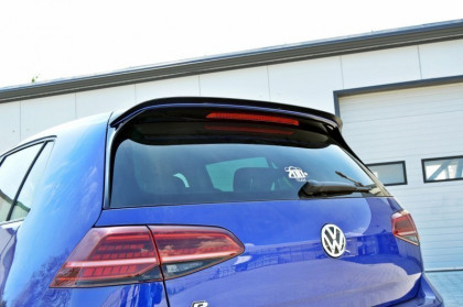 Střešní spoiler VW Golf 7 R facelift černý lesklý plast