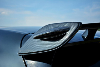 Rozšíření spojleru Mercedes A W176 AMG Facelift černý lesklý plast
