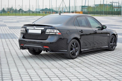 Zadní difuzor Saab 9-3 Aero Mk2 Facelift 2007-2011 carbon look