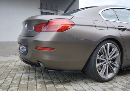 Splittery zadní, boční BMW 6 Gran Coupé 2012- 2014 černý lesklý plast