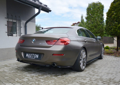 Splittery zadní, boční BMW 6 Gran Coupé 2012- 2014 černý lesklý plast