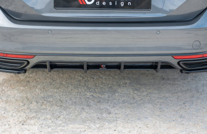 Difuzor zadního nárazníku pro Volkswagen Passat R-line B8 15- carbon look