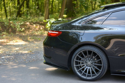 Splittery zadní, boční Mercedes-Benz E-Class W213 Coupe(C238) AMG-Line/E43 AMG černý lesklý plast