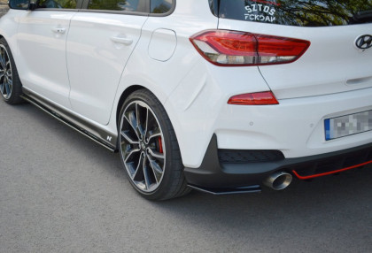 Splittery zadní boční Hyundai I30 N Mk3  černý lesklý plast