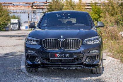 Spojler pod nárazník lipa BMW X4 M-Paket G02 černý lesklý plast