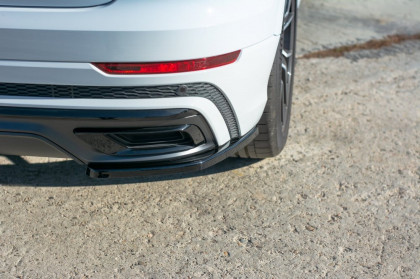 Splittery zadní boční Audi Q8 S-line carbon look