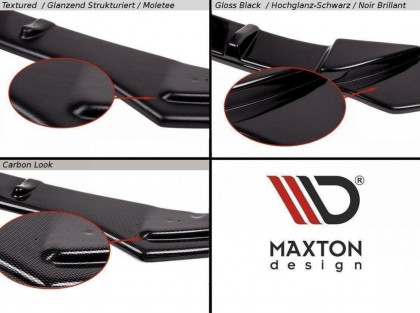 Prodloužení spoileru Maxton V.2 Audi Q8 S-line černý lesklý plast