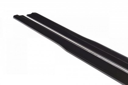 Prahové lišty V.3 FORD FOCUS MK4 ST-LINE černý lesklý plast