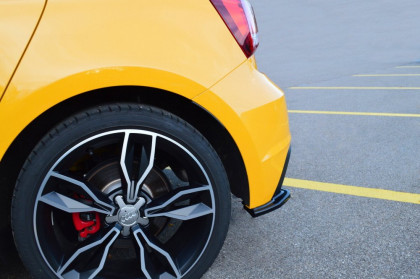 Splittery zadní boční Audi S1 8X černý lesklý plast