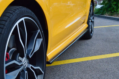 Prahové lišty Audi S1 8X carbon look