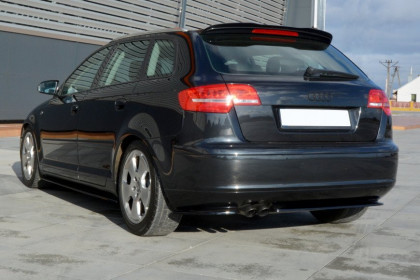 Splittery zadní boční Audi A3 Sportback 8P / 8P Facelift černý lesklý plast