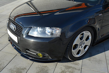 Spojler pod nárazník lipa Audi A3 8P S-Line matný plast