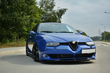 Spojler pod přední nárazník lipa V.1 ALFA ROMEO 156 GTA  černý lesklý plast