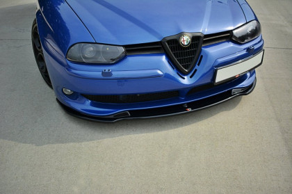 Spojler pod přední nárazník lipa V.1 ALFA ROMEO 156 GTA  černý lesklý plast