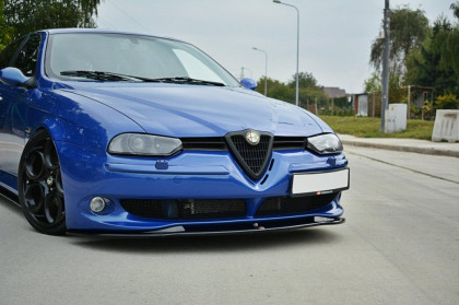 Spojler pod přední nárazník lipa V.1 ALFA ROMEO 156 GTA  černý lesklý plast