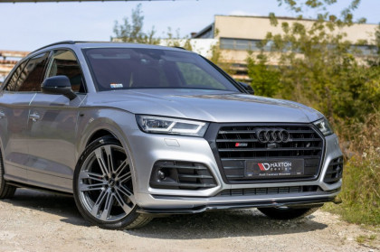 Spojler pod přední nárazník lipa Audi SQ5/Q5 S-line MkII carbon look