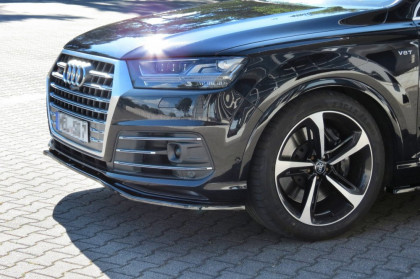 Spojler pod přední nárazník lipa Audi SQ7 / Q7 S-Line Mk.2 černý lesklý plast