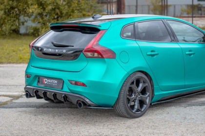 Splittery zadní boční Volvo V40 R-design 2012-2019 carbon look