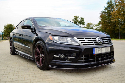 Spojler pod přední nárazník lipa VOLKSWAGEN CC R-LINE carbon look