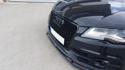 Spojler pod přední nárazník lipa V.1 Audi S7 / A7 S-Line C7 carbon look