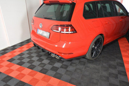 Splittery zadní boční VW GOLF 7 R VARIANT FACELIFT 2017- carbon look