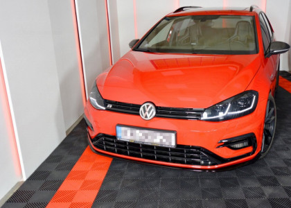 Spojler pod nárazník lipa VW Golf 7 R Facelift V.7 17- černý lesklý plast