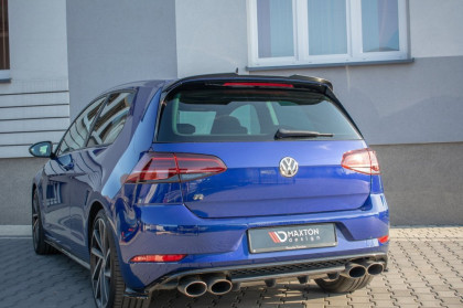 Střešní spoiler V.2 VW Golf 7 R facelift černý lesklý plast