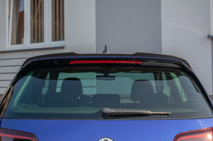 Střešní spoiler V.2 VW Golf 7 R facelift černý lesklý plast