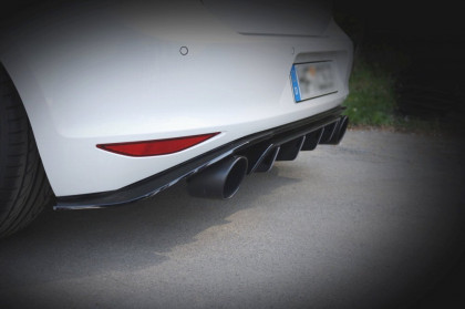 Difuzor zadního nárazníku VW GOLF Mk7 GTI CLUBSPORT 2016- 2017 carbon look