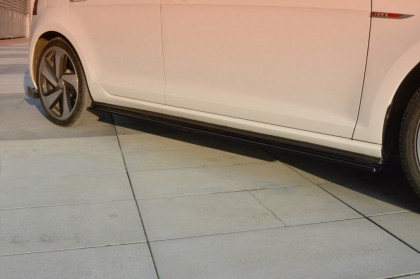 Prahové lišty VW Golf VII GTI černý lesklý plast