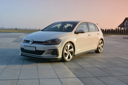 Prahové lišty VW Golf VII GTI černý lesklý plast