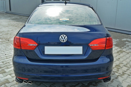 Splittery zadní boční VOLKSWAGEN JETTA MK6 SEDAN FACELIFT (2011 - 2014) černý lesklý plast